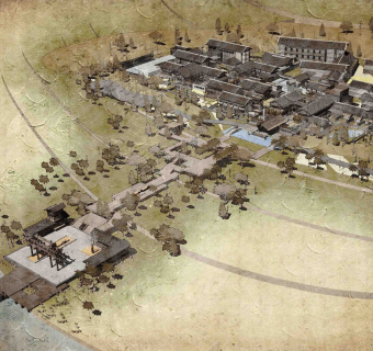 田园风中式度假酒店 创意民俗 仿古建筑